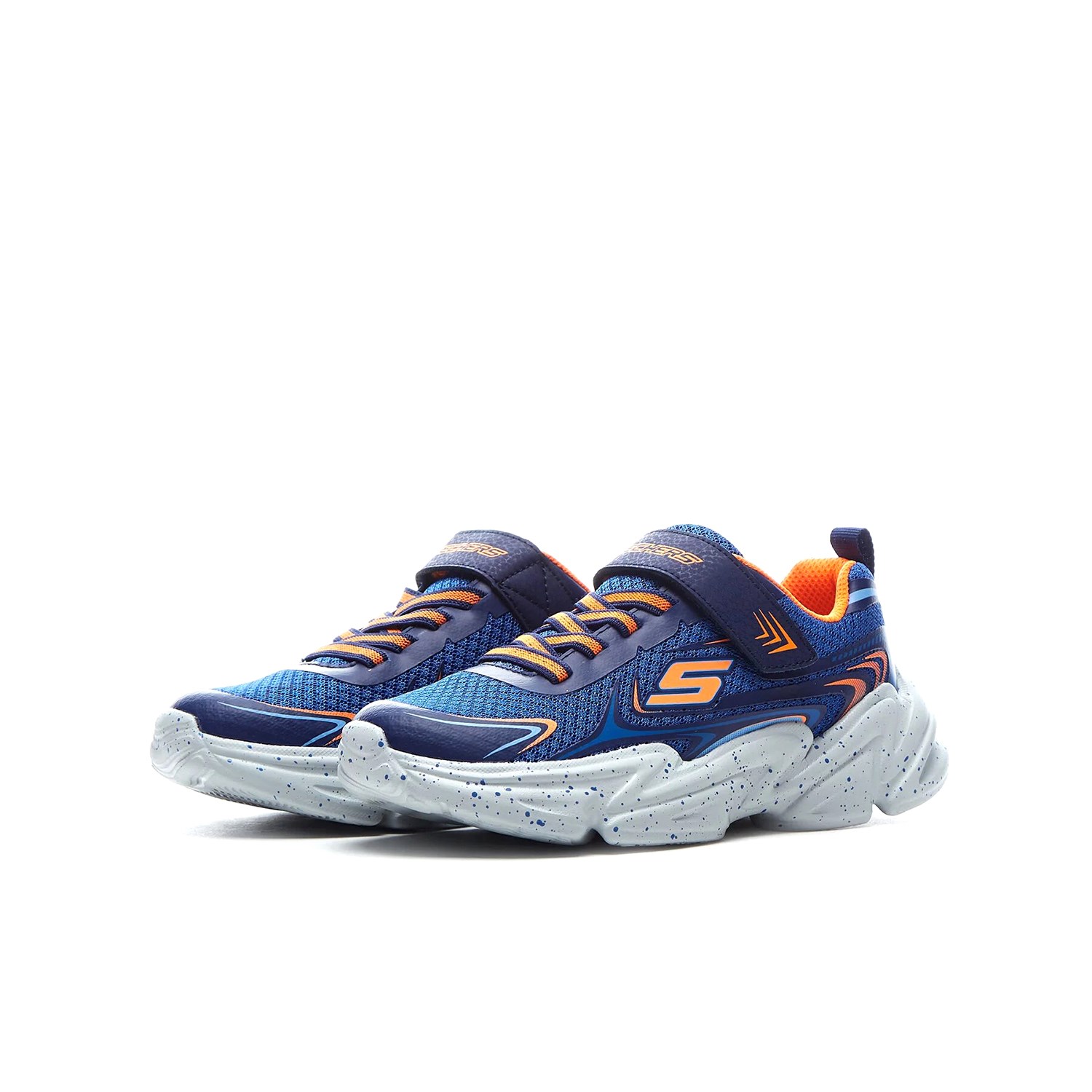 Skechers Wavetronic - Ravlor Erkek Çocuk Günlük Spor Ayakkabı Mavi - Turuncu