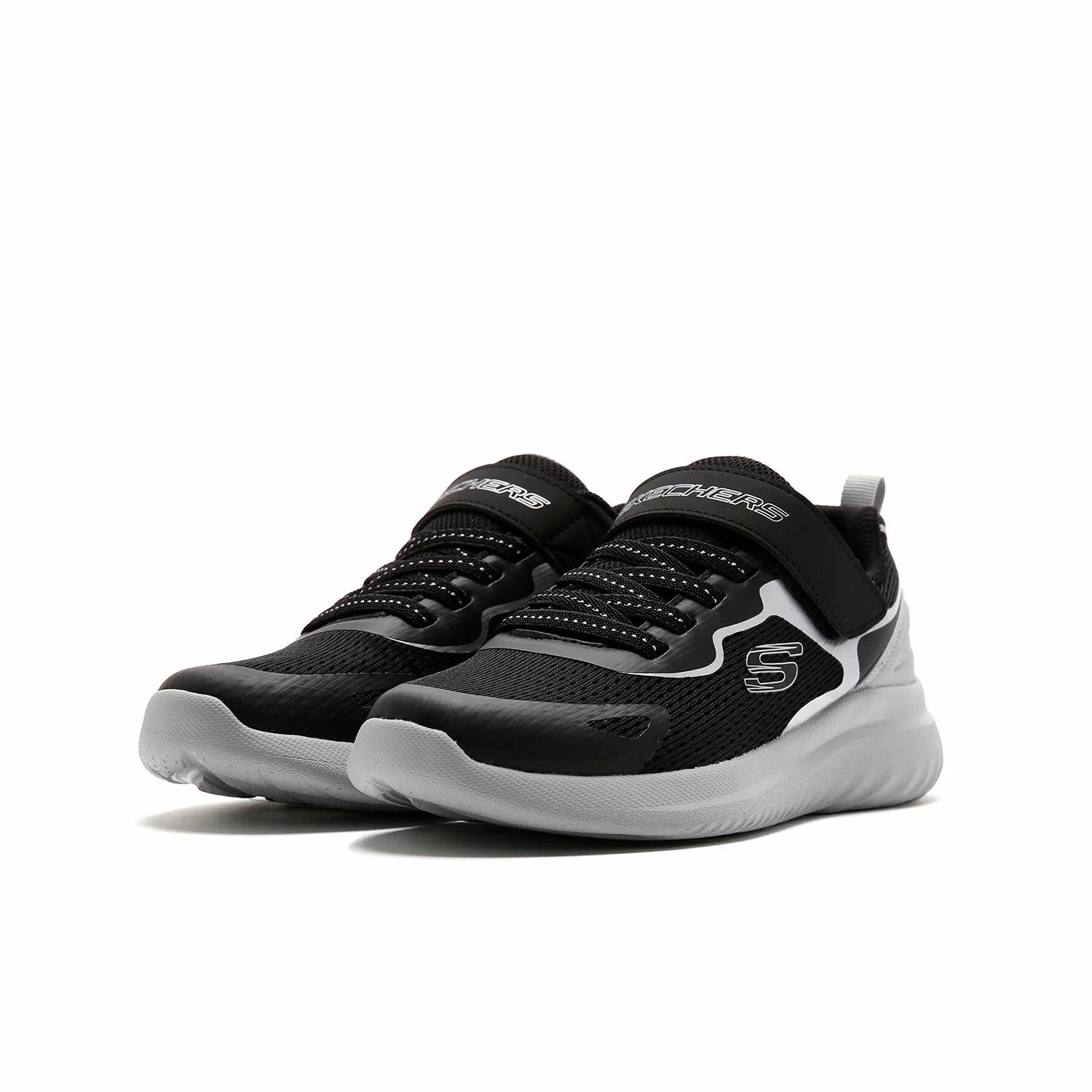 Skechers Bounder 2.0 Çocuk Günlük Spor Ayakkabısı Siyah - Gümüş