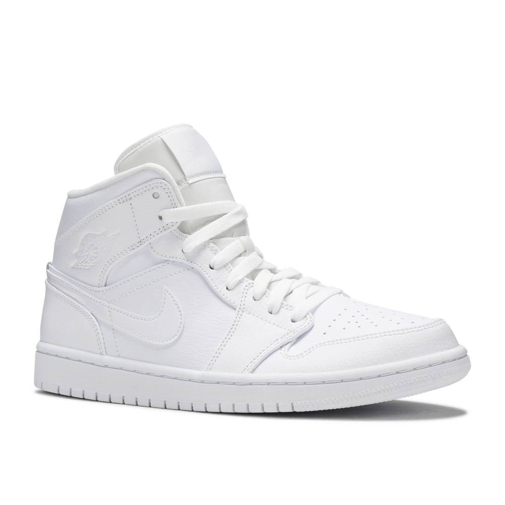 Nike Air Jordan 1 Erkek Spor Ayakkabı White - White