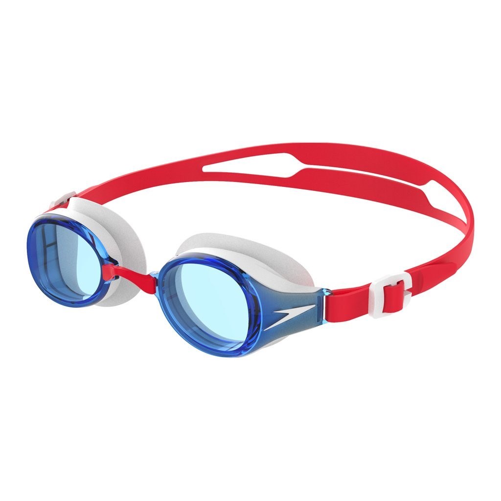 Speedo Hydropure Çocuk Yüzücü Gözlüğü Beyaz - Mavi
