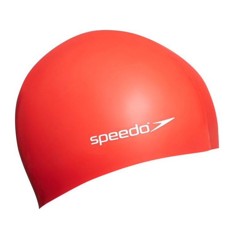 Speedo Silikon Çocuk Yüzücü Bonesi Kırmızı