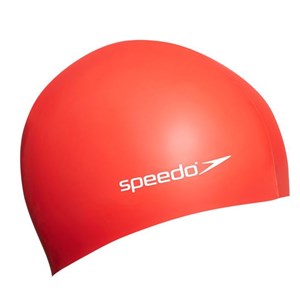 Speedo Silikon Çocuk Yüzücü Bonesi Kırmızı