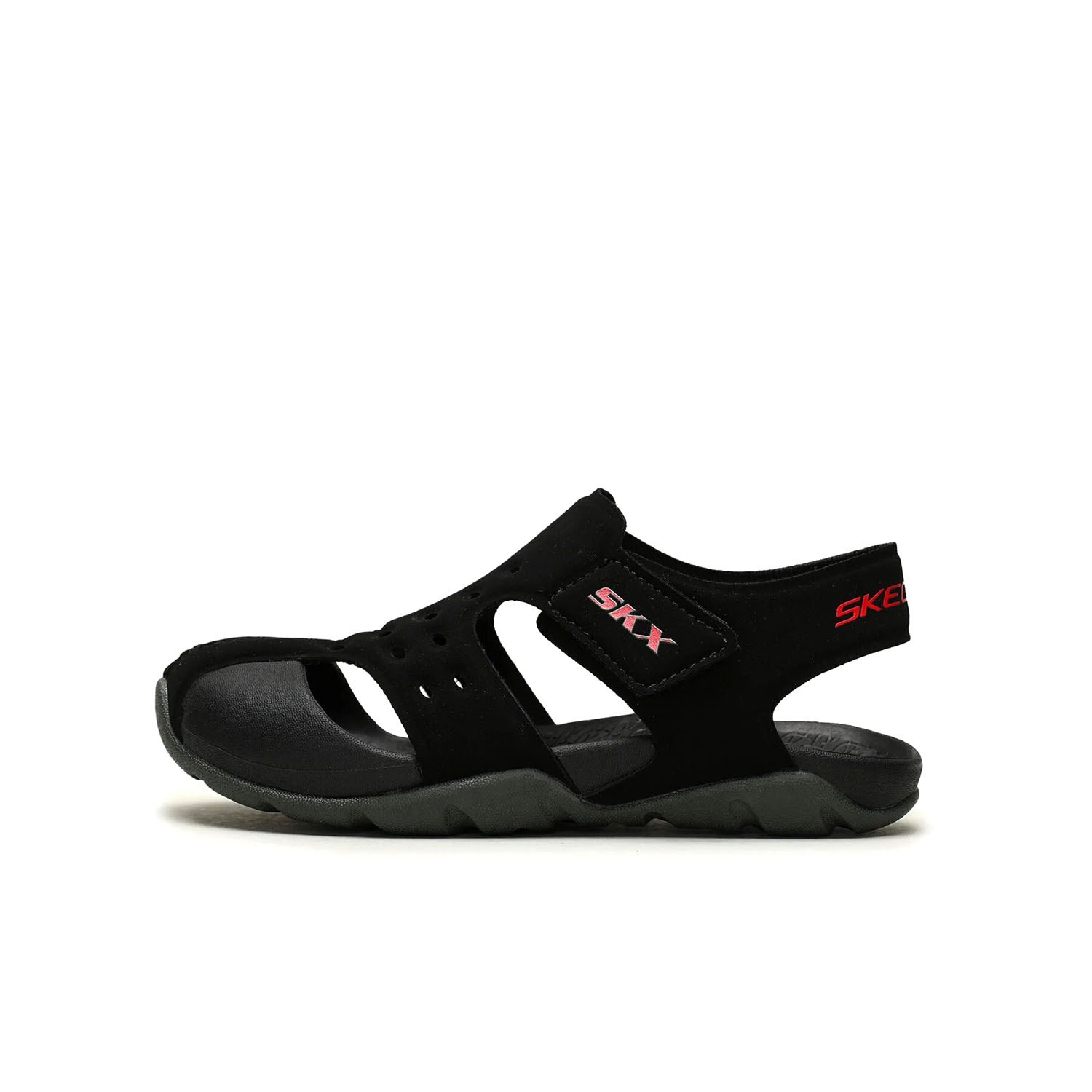 Skechers Side Wave Çocuk Sandalet Ayakkabı Siyah