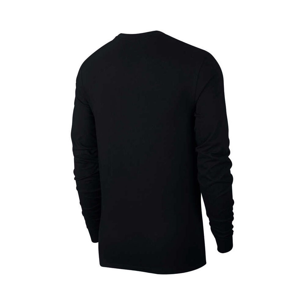 Nike M Nsw Club Tee  Long Sleeve Erkek Sweatshirt Black - White