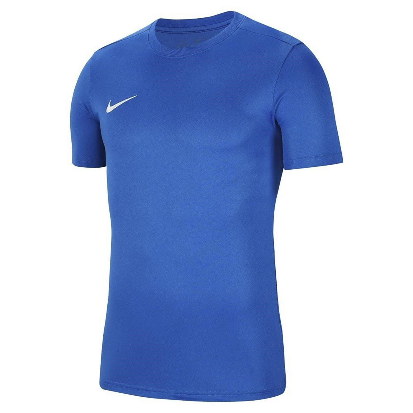 Nike M Nk Dry Park Vıı Jsy Ss Erkek T-shirt Royal Blue - White