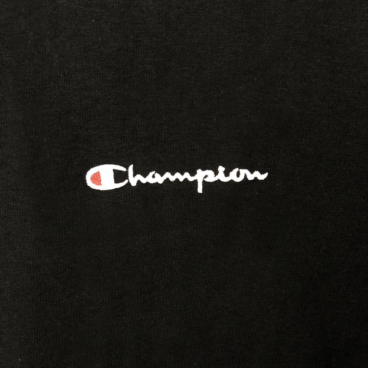 Champion Classic Combing Erkek T- Shirt Siyah