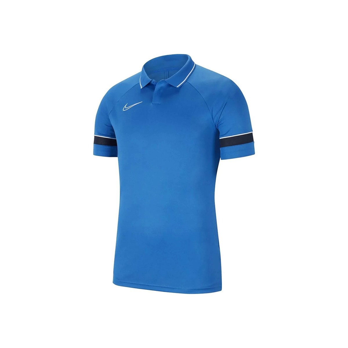 Nike M Nk Df Acd21 Polo Ss Erkek Polo T-shirt Royal Blue - Obsidian - White