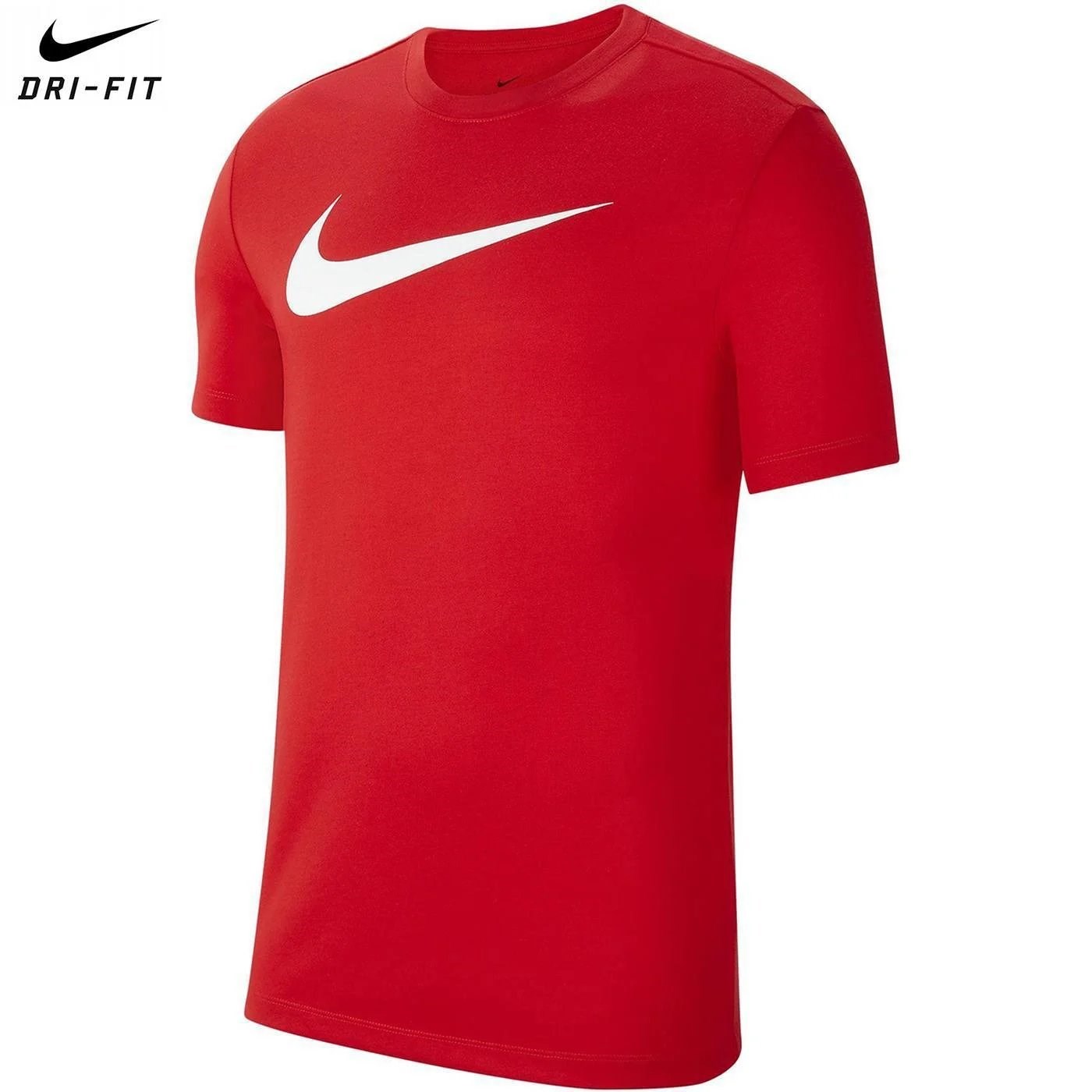 Nike Dri-Fit Park20 Ss Tee Hbr Erkek Futbol T-shirt University Red - White