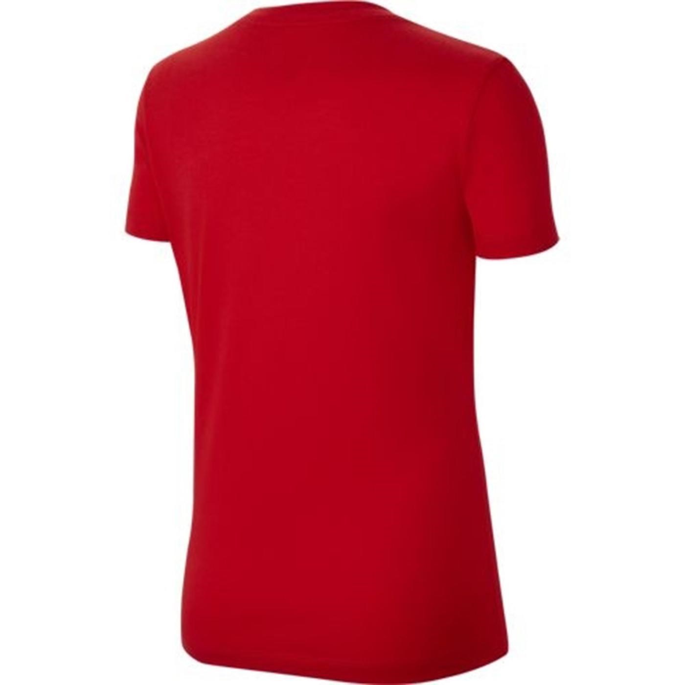Nike Dri-Fit Park20 Ss Tee Kadın T-Shirt Kırmızı - Pembe