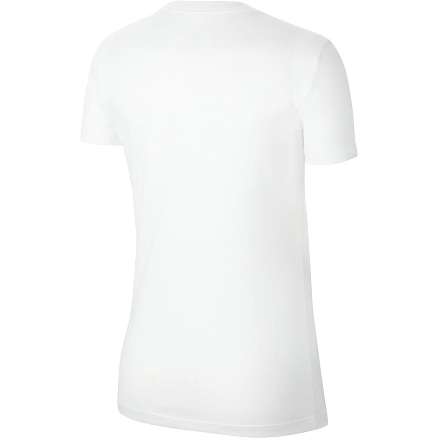 Nike Dri-Fit Park20 Ss Tee Kadın T-Shirt White - Black