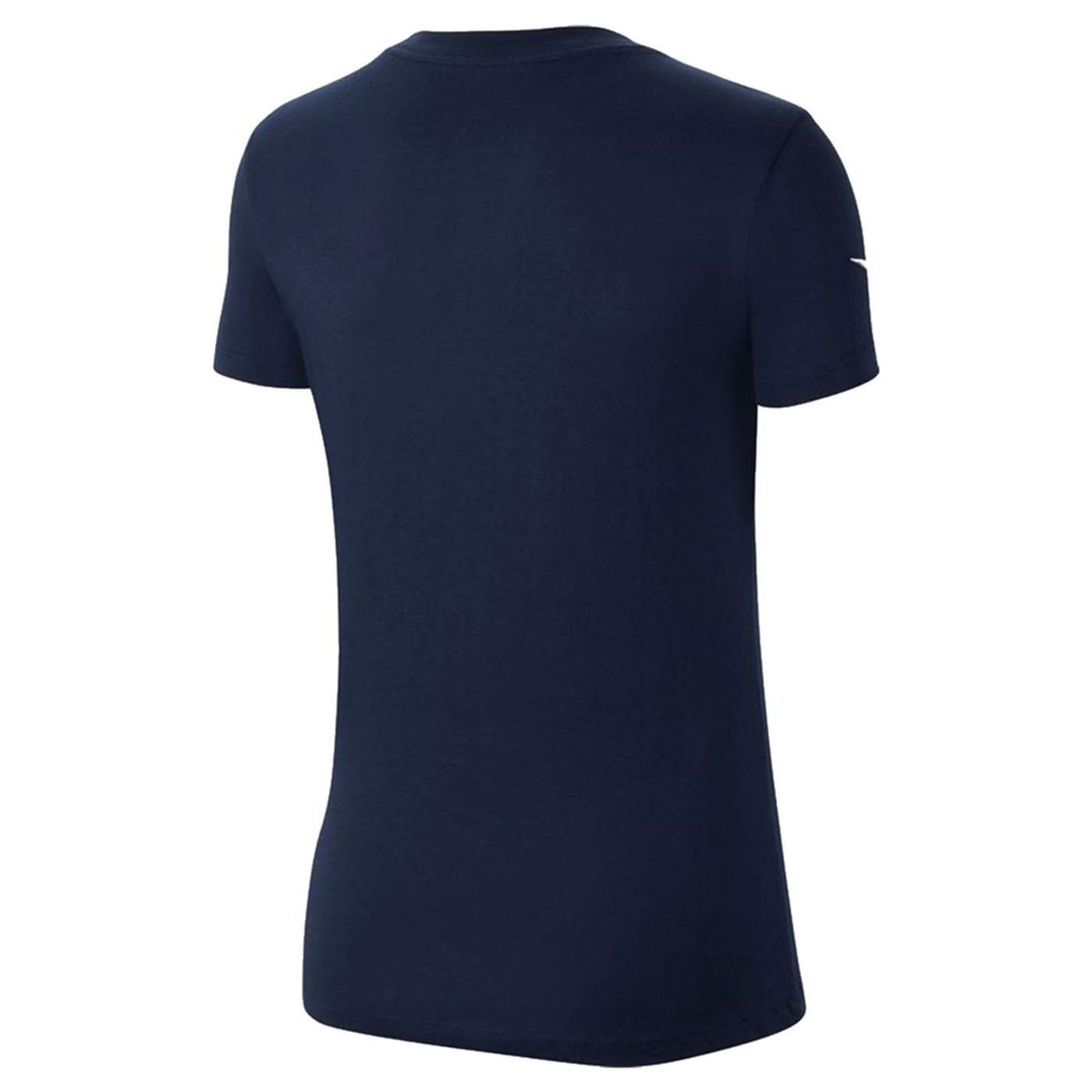 Nike W Nk Park20 Ss Tee Kadın Siyah Futbol Tişört Mavi