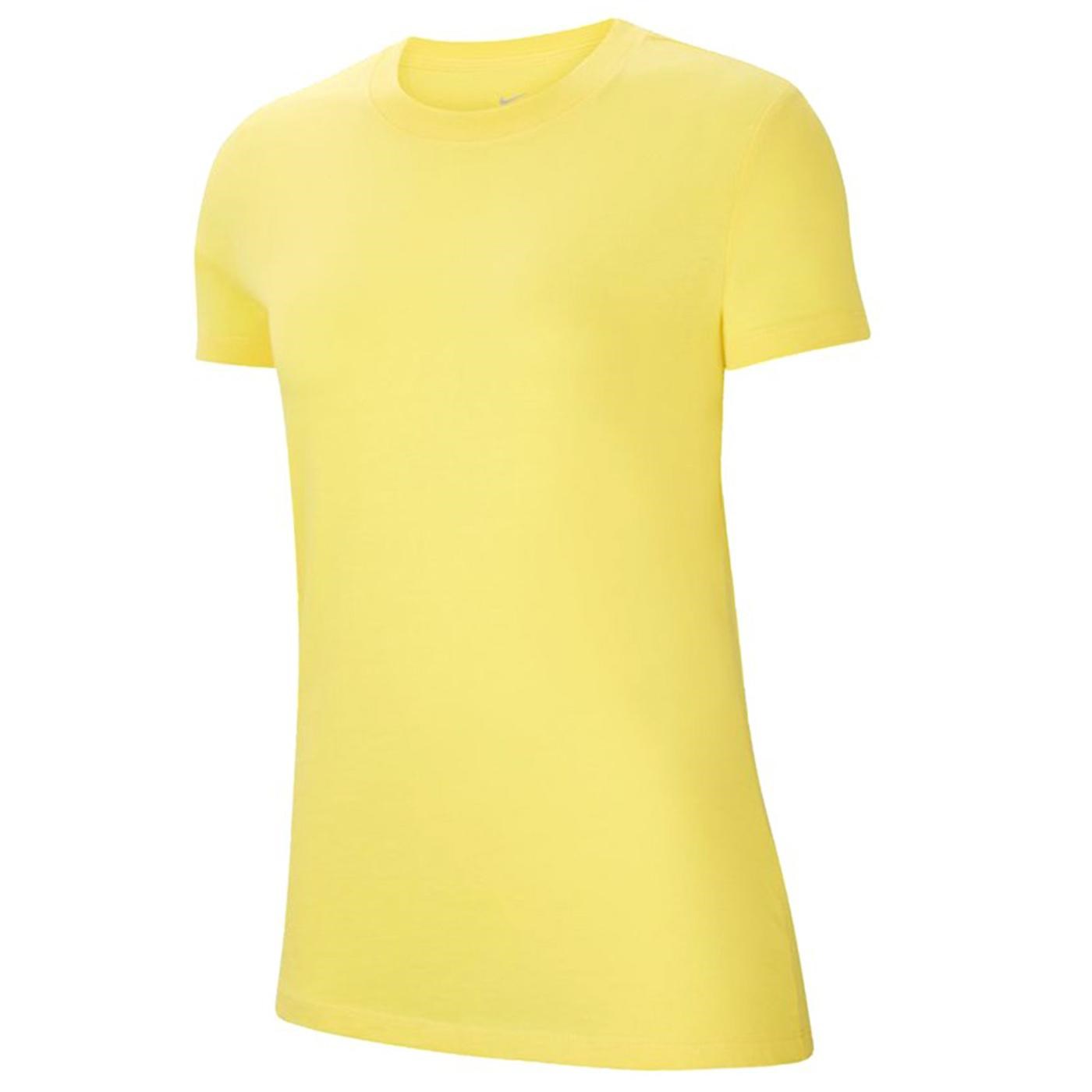 Nike W Nk Park20 Ss Tee Kadın Siyah Futbol Tişört Sarı - Altın