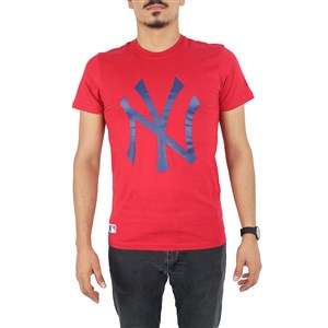 New Era N.Y. Erkek  T-Shirt Kırmızı - Lacivert