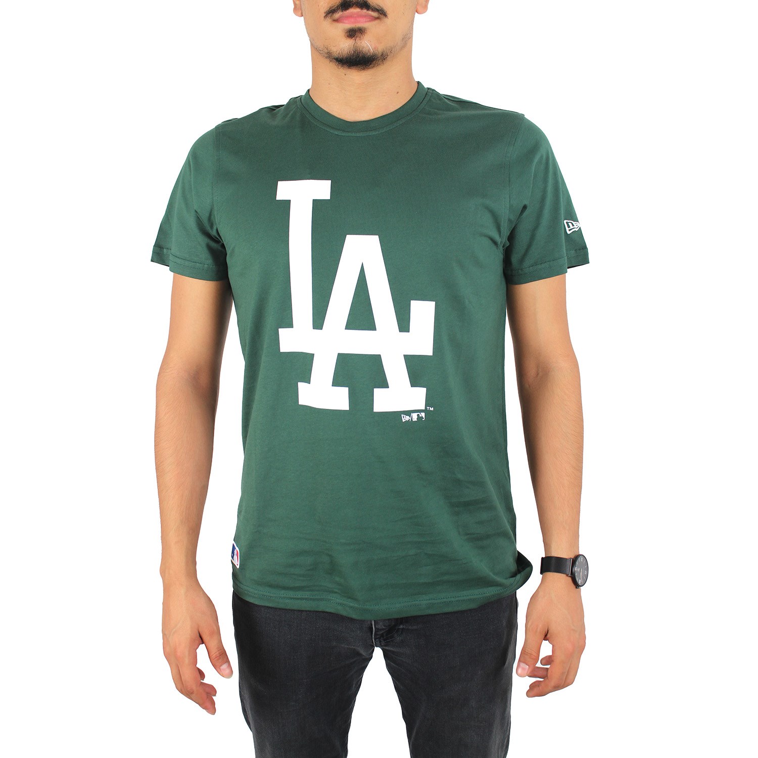New Era L.A. Erkek   T-Shirt Haki