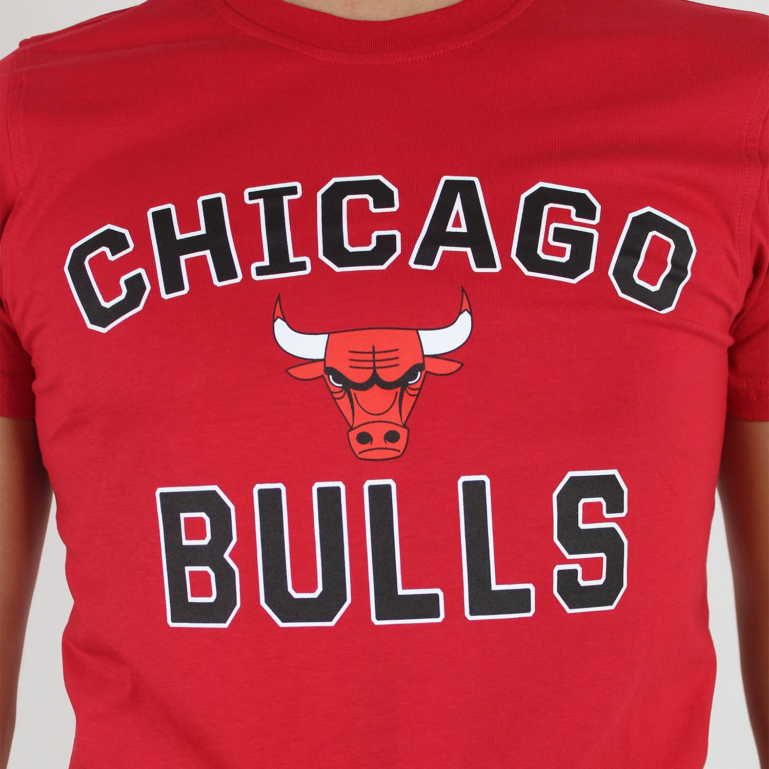 New Era Chicago Bulls Erkek T-Shirt Kırmızı