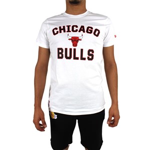 New Era Chicago Bulls Erkek T-Shirt Beyaz