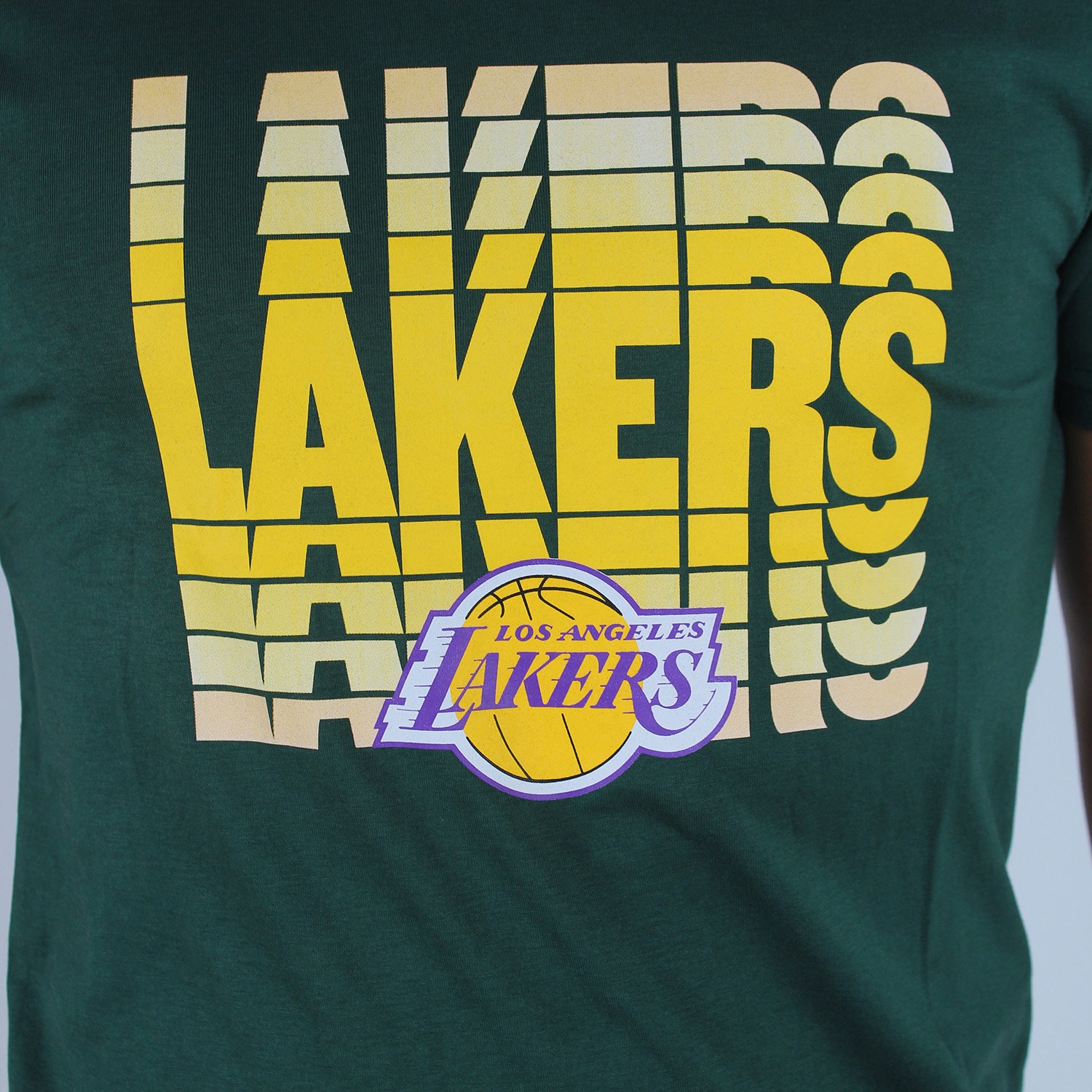 New Era Lakers Erkek T-Shirt Yeşil
