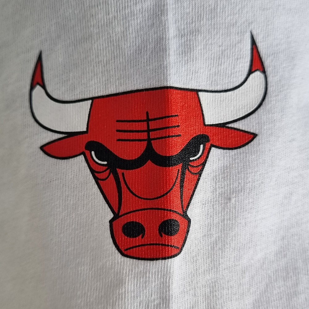 New Era Air Jordan Bulls Erkek T-Shirt Beyaz
