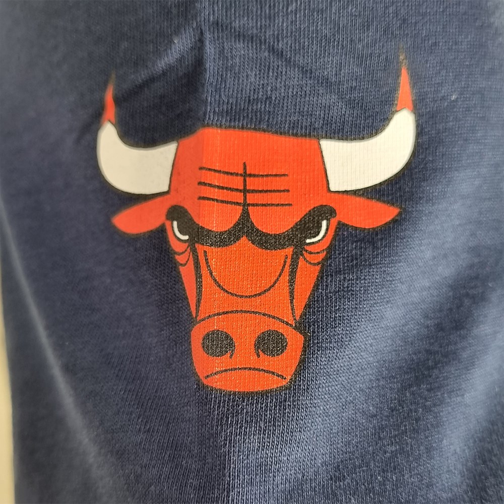 New Era Air Jordan Bulls Erkek T-Shirt Lacivert