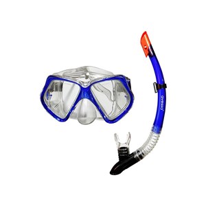 Avessa Advanced Şnorkel Maske Set Mavi