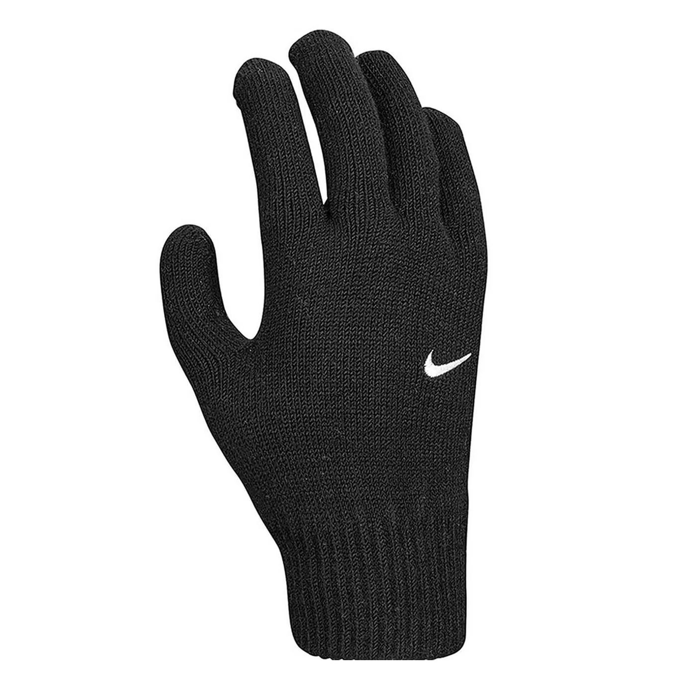 Nike Swoosh Knit Gloves 2.0 Black - White