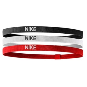 Nike Elastic Headbands 2.0 3 PK Erkek Saç Bandı Black - White - University Red