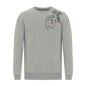 Routefield Harv Erkek Sweatshirt Grey Marl