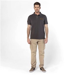 Routefield Past Erkek Polo T-Shirt Anthracite