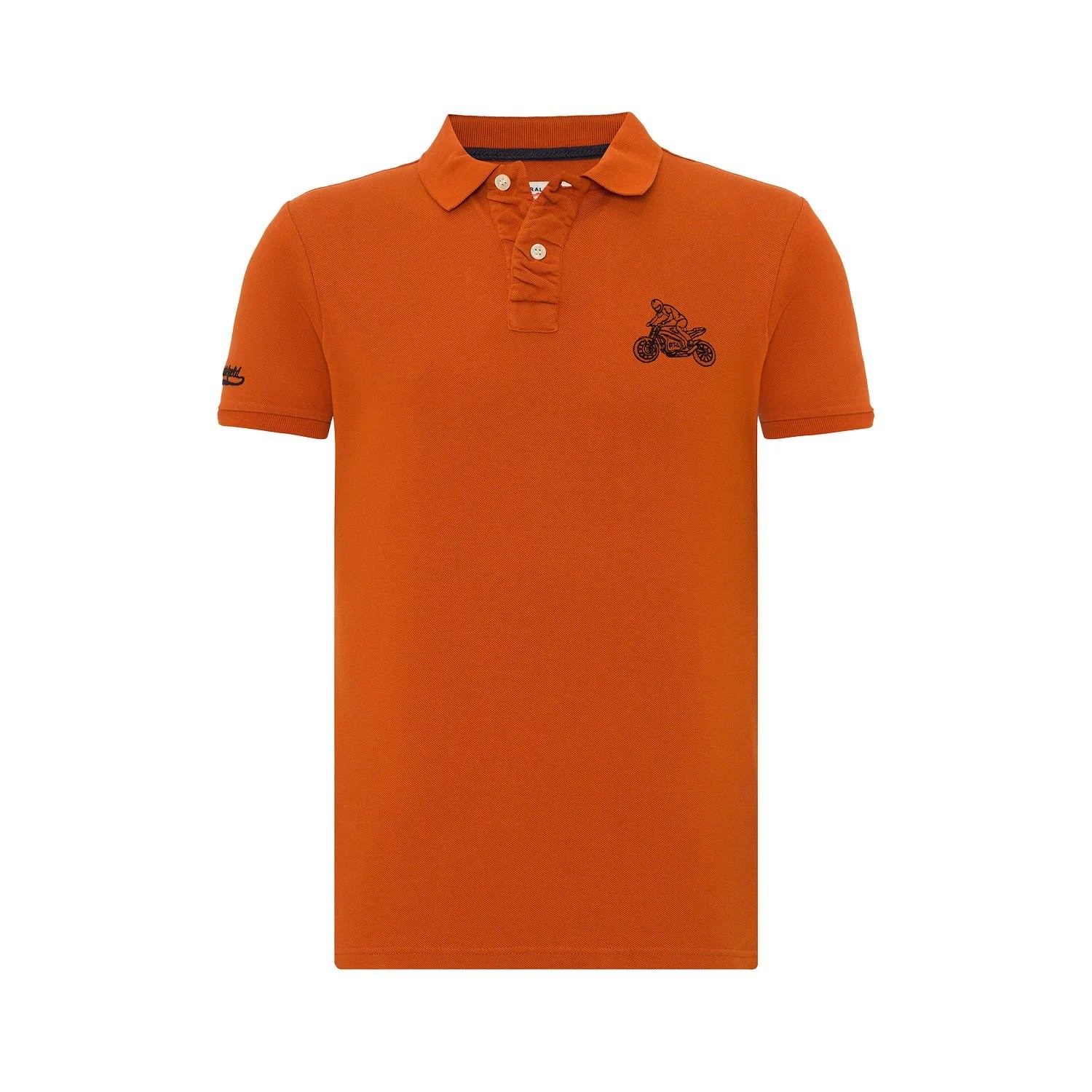 Routefield Pax Erkek Polo Yaka T-shirt Burnt Orange