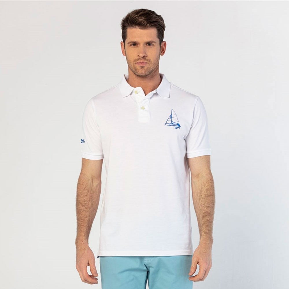 Routefield Pearl Erkek Polo T-Shirt White