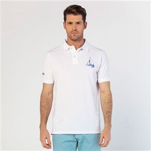 Routefield Pearl Erkek Polo T-Shirt White