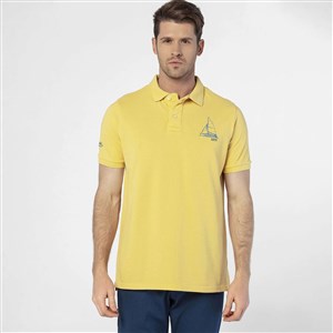 Routefield Pearl Erkek Polo T-Shirt Yellow