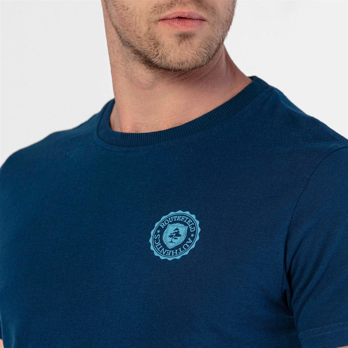 Routefield Timothy Erkek T-shirt Navy