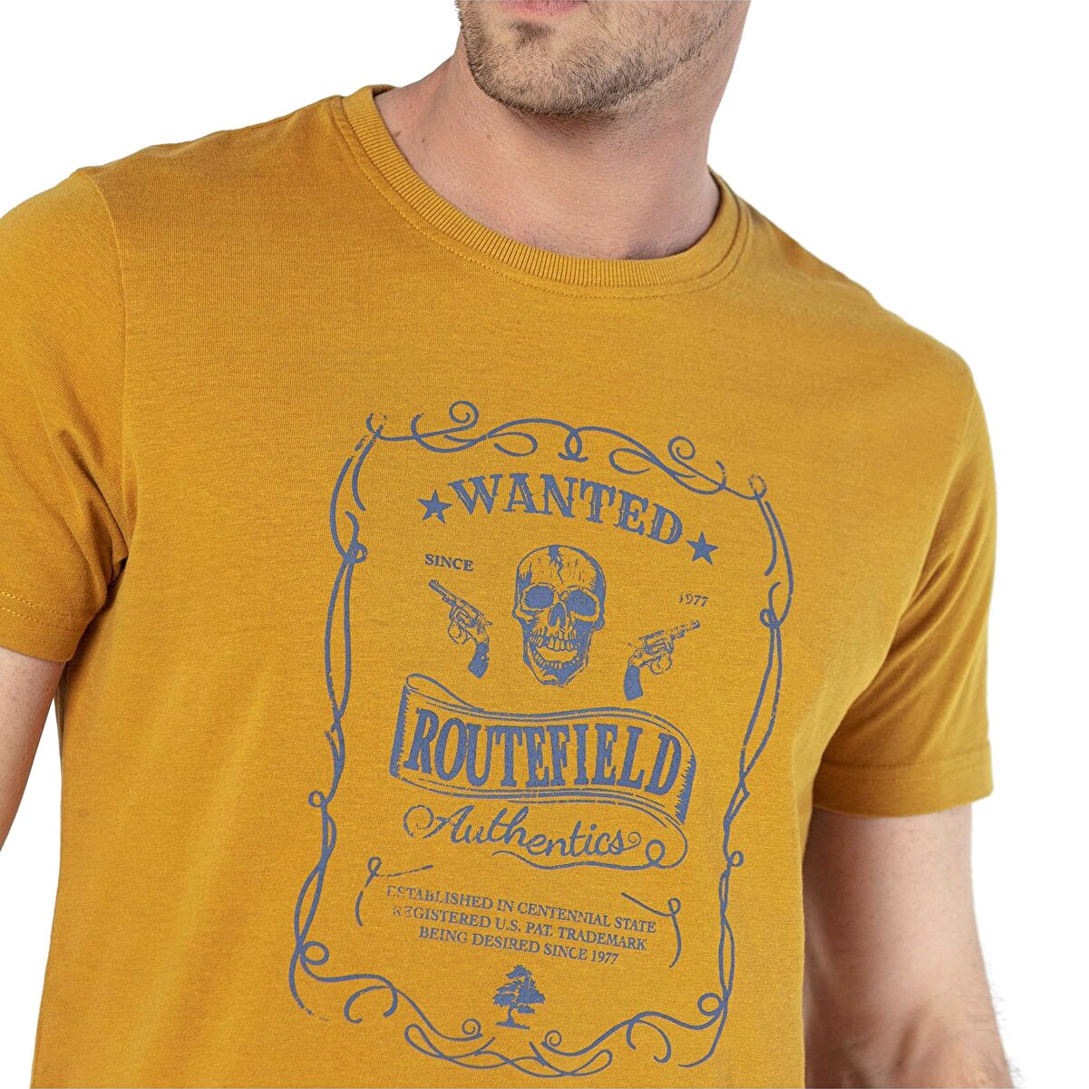 Routefield Trew Erkek T-Shirt Camel