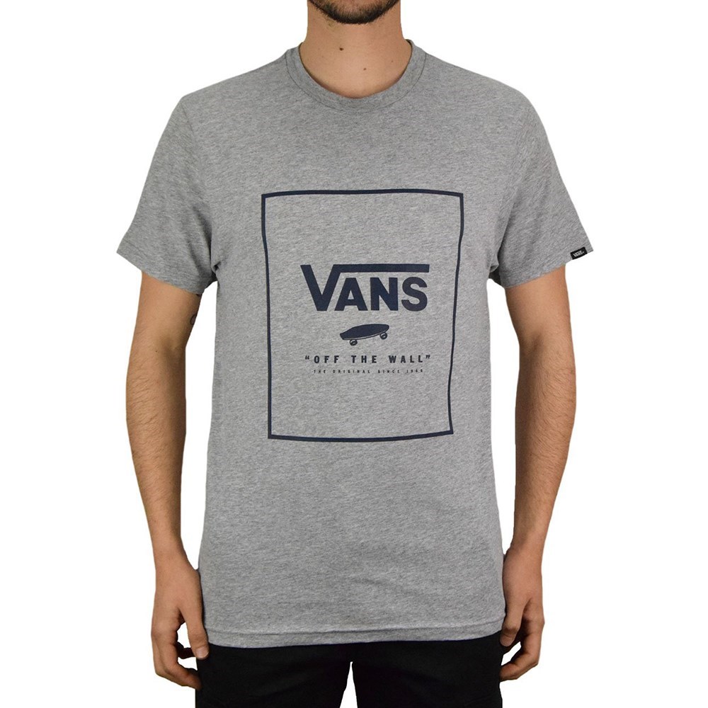Vans Print Box Erkek T-Shirt Gri